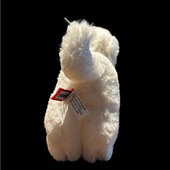 Douglas Cuddle Toys Bichon Frise Plush Dog 6-7” Realistic White Stuffed Animal - Picture 3 of 5